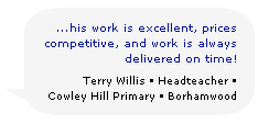 Testimonial - Cowley Hill Primary