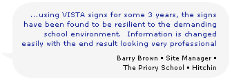 Testimonial - The Priory School, Hitchin